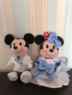 ミッキーミニーウェディングドール