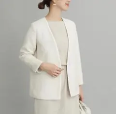 アーバンリサーチドアーズ　ツイード　Ｖネック　ジャケット