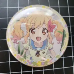 アイカツスターズ! イオン限定 チーズソフトクッキー　虹野ゆめ 缶バッジ