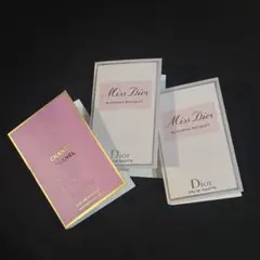 CHANEL CHANCE / Miss Dior サンプルセット3点