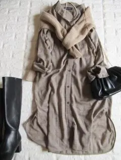 ユナイテッドアローズgreen label relaxingチェックワンピース