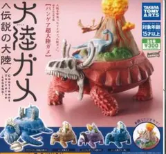 大陸ガメ　伝説の大陸　5種類　コンプリート