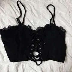 レディース ブラトップ チューブトップ レース ベロア