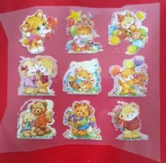 アイロンプリントシート☆猫ちゃん、くまちゃん④