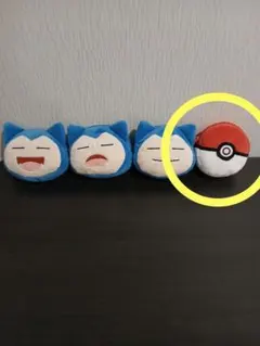 ポケットモンスター 顔型ミニポーチ モンスターボール⑥