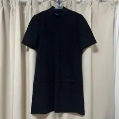 ZARA 黒 半袖ワンピース Sサイズ 新品