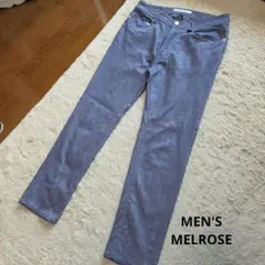 MEN'S MELROSE メンズメルローズ ストレッチテーパードパンツ　4のサムネイル