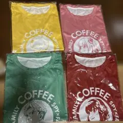 スパイファミリー サントリー Tシャツ 4枚セット ＋ オマケキーホルダー付き