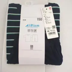 UNIQLO AIRism パジャマセット 150 ネイビー