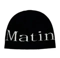 Matin ビーニー 黒 ニット帽 BLACK マーティンキム
