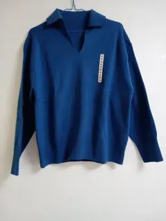 洗えるミラノリブ、スキッパーポロセーターМ