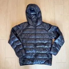 【フード付き】UNIQLO プレミアムダウン ウルトラライト ブラック L