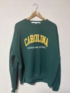 CAROLINA ロゴ スウェット グリーンのサムネイル