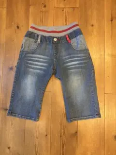 子供用デニムハーフパンツ