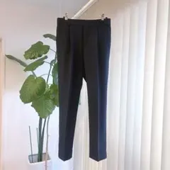 【未使用】HK WORKS LONDON ネイビー　スラックス Mサイズ