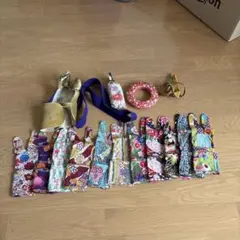 中古品 弓道 グローブ 手袋 弦巻 セット