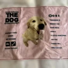 レトロ❣️極希少❣️THE DOG デザイン フリース毛布 ピンク 送料込み