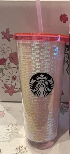 スタバ SAKURA2024 スパンコール タンブラー