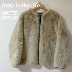 A day in the life アデイインザライフ フェイクファージャケット