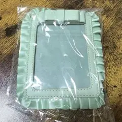 ザッカマートフリルリボンカードケース ミント グリーン