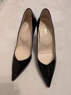 ＤＡＭＡエナメル ブラック ハイヒール 38