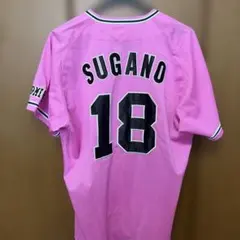 読売ジャイアンツ 巨人 ピンク ユニフォーム 背番号なし SMサイズ