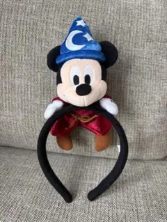 【美品】ミッキー　カチューシャ　ファンタジア　魔法使いの弟子　ディズニー