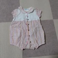 familiar 襟付きロンパース 60サイズ