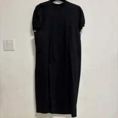 極美品 セオリーリュクスYORK LINDA ロングワンピース 洗える 黒