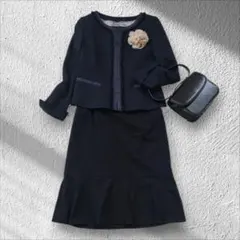 アンタイトル ツイードジャケット セレモニースーツ ママスーツ