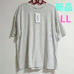 PEANUTS スヌーピー 半袖Tシャツ グレー系 LL 新品のサムネイル