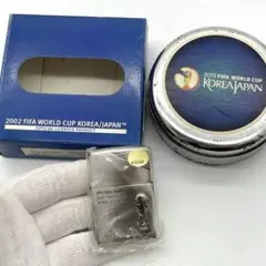 2002 FIFA 日韓ワールドカップ 未使用 zippo ライター チャーム付