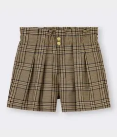 チェック柄 半ズボン　ショートパンツ 110cm