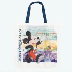 ディズニーリゾート ショッピングバッグ ミッキーミニー 折りたたみ エコバッグ