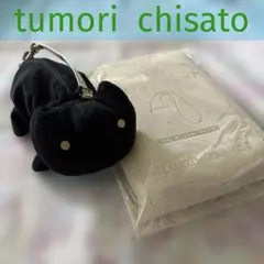 tsumorichisato 黒猫ポーチ新品開封済&がま口ポシェット白新品未開封