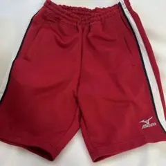 ミズノ　ハーフパンツ　赤