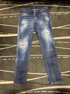 DSQUARED2(ディースクエアード) ペイント加工 デニム