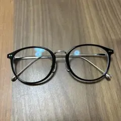 週末特価 zoff メガネ チタン 度入り ケース付き