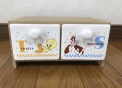 【非売レア品】2004 ミスタードーナツ×トゥイーティー 陶器小物入れ