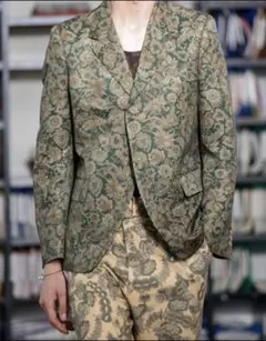DRIES VAN NOTEN 花柄パンツ 共布ベルト付のサムネイル