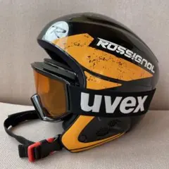 ROSSIGNOL スキー ヘルメット UVEX付き ５８センチ