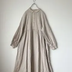 Samansa Mos2　サマンサ モスモス　襟配色小花柄ワンピース　SM2