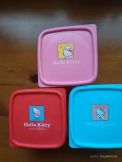 Hello Kitty 弁当箱兼タッパー 3個セット