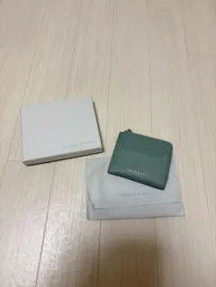 CHARLES & KEITH カードケース　コインケース　グリーンのサムネイル