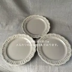アンティーク 蚤の市 フランス製 プレート 3枚セット 皿 陶器 - メルカリ