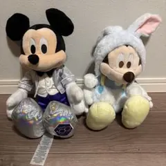 Disney 100周年 ミッキー ぬいぐるみ 2点セットのサムネイル