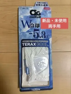 【新品】両手用 AXELGolf レディース 冷感 ゴルフグローブ M ホワイトのサムネイル