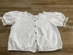 dazzlinホワイト半袖シャツ