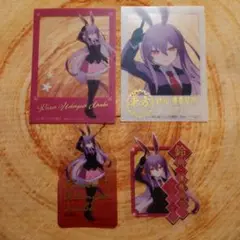 東方Project　フォトカード　ステッカー　鈴仙・優雲華院・イナバ　4点