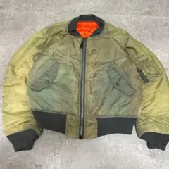 アルファインダストリーズ usa製 旧タグ MA-1 フェードフライトジャケット